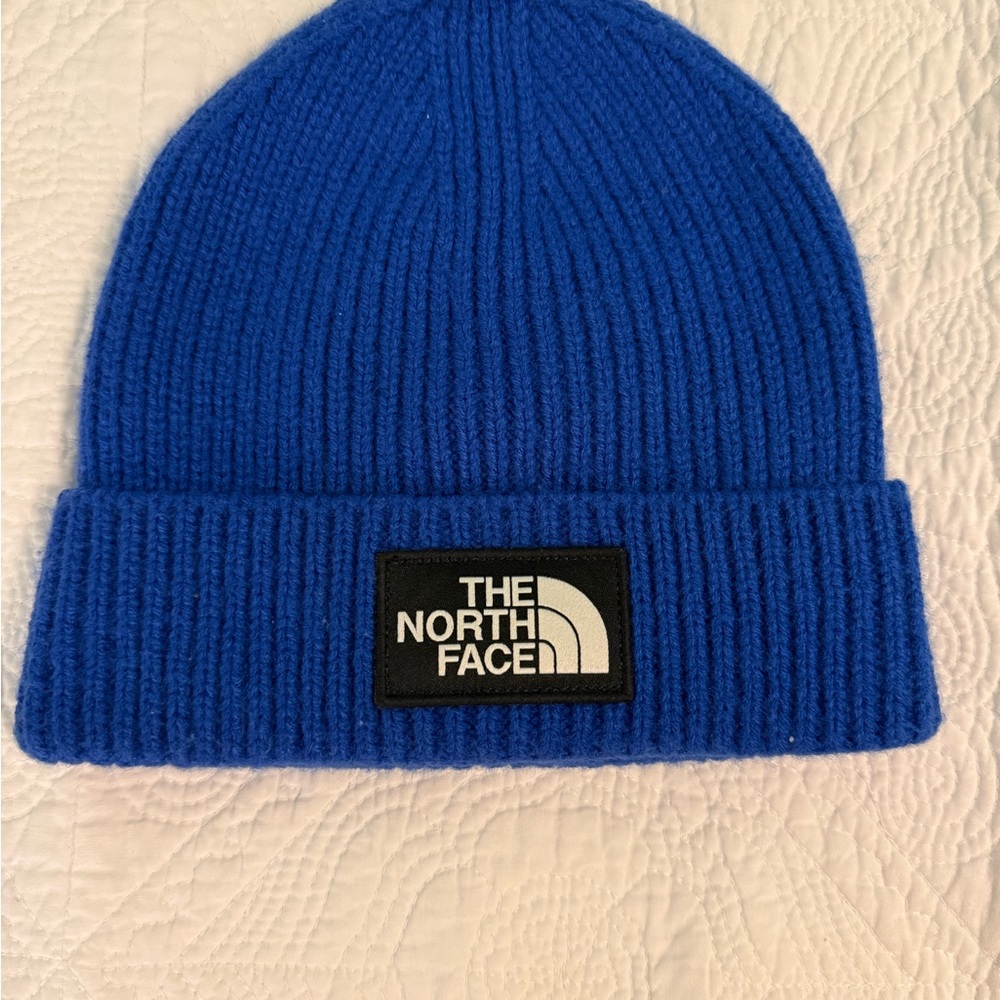 The North Face Vibrant Blue Knit Hat